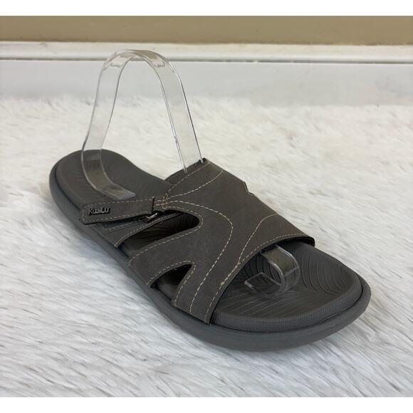KuaiLu Lightweight Sandals Cushion Footbed Slip-On Gray Sandals Size 42/11 - Picture 1 of 8
